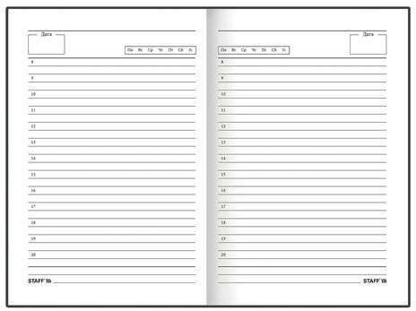 Ежедневник недатированный А5 (145х215 мм), ламинированная обложка, 128 л., STAFF, "Lemon Stories", 113529