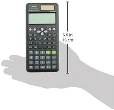 Калькулятор инженерный CASIO FX-991ES PLUS-2SETD (162х77 мм), 417 функций, двойное питание, сертифицирован для ЕГЭ, FX-991ESPLUS-2S