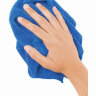 Тряпка для мытья пола, ПЛОТНАЯ микрофибра, 50х60 см, синяя, ЛЮБАША "ПЛЮС", 606308