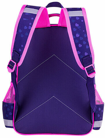 Рюкзак ПИФАГОР SCHOOL, 1 отделение, 3 кармана, "Cat greetings", 38x28х14 см, 272087