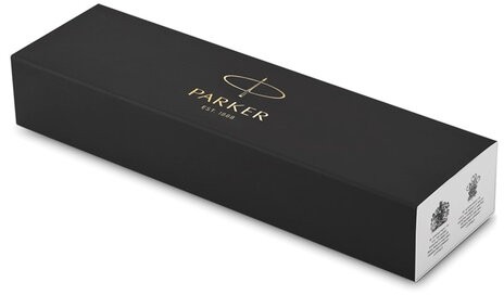 Ручка шариковая PARKER "IM Premium Warm Silver GT", корпус серебристый матовый с гравировкой, позолоченные детали, синяя, 1931687