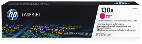 Картридж лазерный HP (CF353A) ColorLaserJet M176n/M177fw, №130A, пурпурный, оригинальный, ресурс 1000 страниц