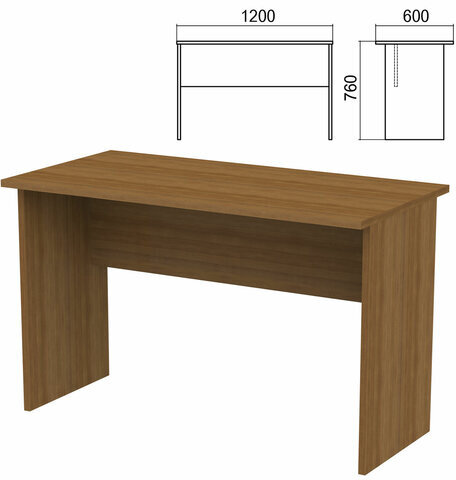 Стол письменный "Арго", 1200х600х760 мм, орех