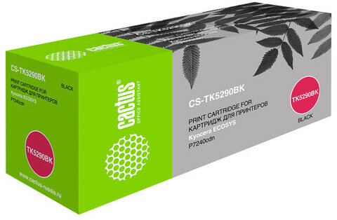 Картридж лазерный CACTUS (CS-TK5290BK) для Kyocera Ecosys P7240cdn, черный, ресурс 17000 страниц