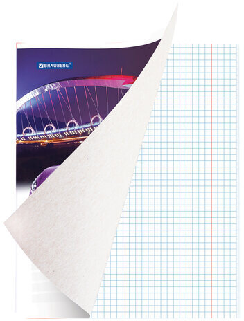 Тетрадь А5, 48 л., BRAUBERG, клетка, обложка картон, КРУТЫЕ ТАЧКИ 2, 402052