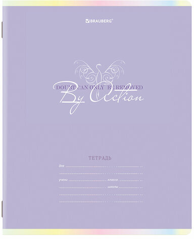 Тетради 18 л. КОМПЛЕКТ 10 шт. BRAUBERG, клетка, обложка картон, PASTEL, 106670