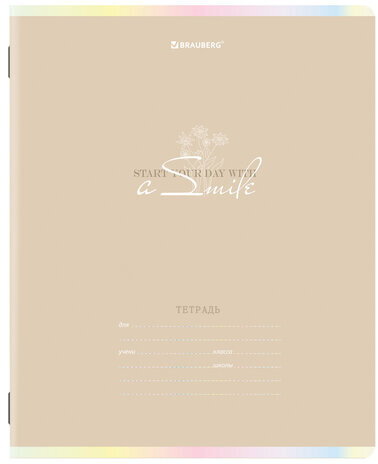 Тетради 18 л. КОМПЛЕКТ 10 шт. BRAUBERG, клетка, обложка картон, PASTEL, 106670