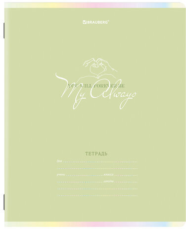 Тетради 18 л. КОМПЛЕКТ 10 шт. BRAUBERG, клетка, обложка картон, PASTEL, 106670