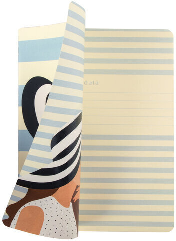 Тетрадь 40 л. в точку обложка SoftTouch, бежевая бумага 70 г/м2, сшивка, А5 (147х210 мм), БЛАЖЕНСТВО, BRAUBERG, 403800