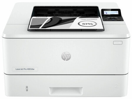 Принтер лазерный HP LaserJet Pro 4003dw, А4, 40 стр./мин., 80000 стр./мес., ДУПЛЕКС, Wi-Fi, сетевая карта, 2Z610A