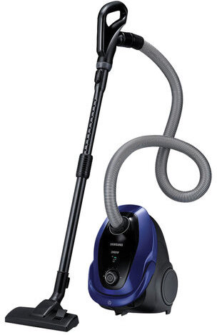 Пылесос SAMSUNG VC20M251AWB/EV с пылесборником, 2000 Вт, мощность всасывания 460 Вт, синий