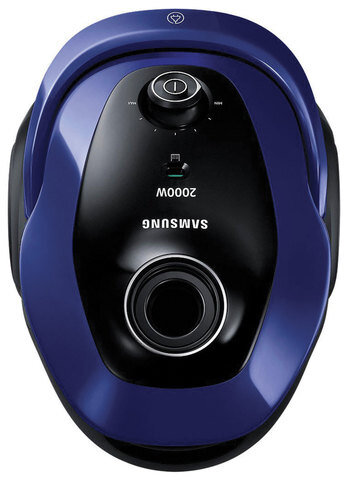 Пылесос SAMSUNG VC20M251AWB/EV с пылесборником, 2000 Вт, мощность всасывания 460 Вт, синий