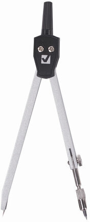 Готовальня BRAUBERG "Architect", 2 предмета: циркуль 135 мм, грифель, пенал с подвесом, 210321