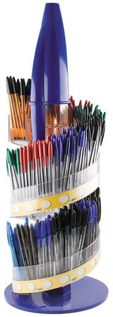 Дисплей настольный для размещения ручек BIC, 25х25х68 см, 32 отделения, БЕЗ НАПОЛНЕНИЯ, 894219