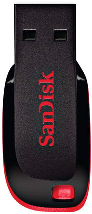 Флеш-диск 128 GB, SANDISK Cruzer Blade, USB 2.0, черный, SDCZ50-128G-B35