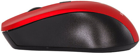 Мышь беспроводная с бесшумным кликом SONNEN V18, USB, 800/1200/1600 dpi, 4 кнопки, красная, 513516