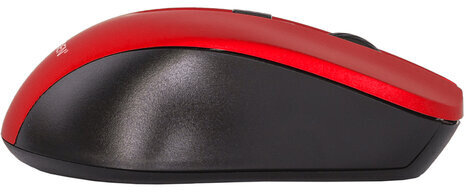 Мышь беспроводная с бесшумным кликом SONNEN V18, USB, 800/1200/1600 dpi, 4 кнопки, красная, 513516