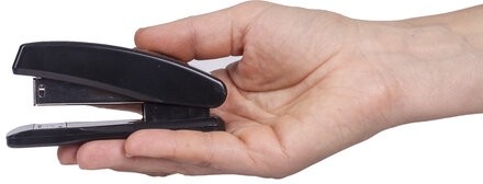 Степлер №24/6, 26/6 STAFF "Basic", до 20 листов, черный, 224626