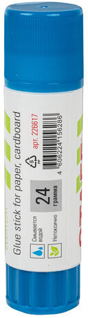 Клей-карандаш STAFF "EVERYDAY", 24 г, 226617