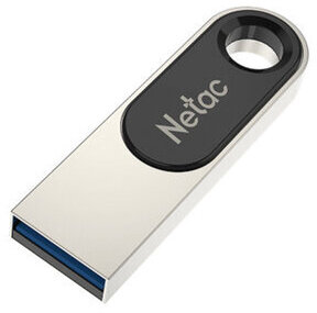 Флеш-диск 16 GB NETAC U278, USB 2.0, металлический корпус, серебристый/черный, NT03U278N-016G-20PN