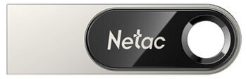 Флеш-диск 16 GB NETAC U278, USB 2.0, металлический корпус, серебристый/черный, NT03U278N-016G-20PN