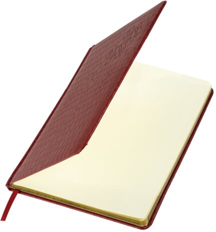 Еженедельник датированный 2026 А5 145х215 мм, BRAUBERG "Comodo", под кожу, красный, 117168