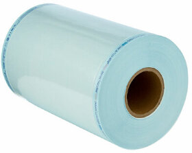 Рулон комбинированный плоский 300 мм х 200 м EUROTYPE, для ПАРОВОЙ/ГАЗОВОЙ стерилизации