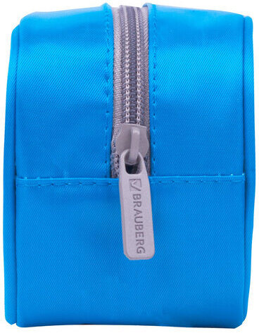 Пенал-косметичка BRAUBERG, мягкий, "KING SIZE BLUE", 20х8х9 см, 229018