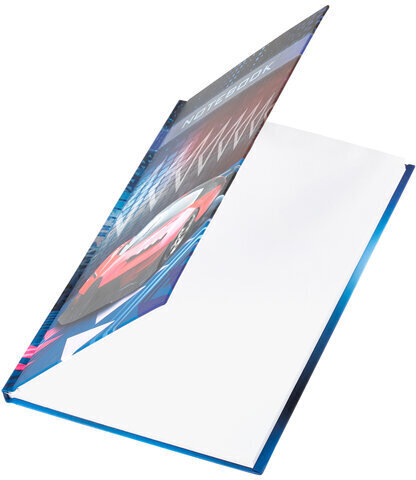 Блокнот А5 (135х206 мм), 80 л., твердый, клетка, выборочный лак, ЮНЛАНДИЯ, "Авто", 111614