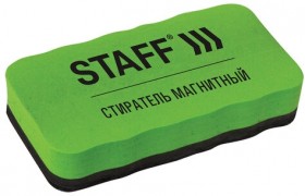 Стиратель магнитный для магнитно-маркерной доски (57х107 мм), упаковка с подвесом, STAFF "Basic", 236750