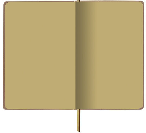 Блокнот А5 (140х200 мм), BRAUBERG "NEBRASKA", под кожу, 80 л., линия, бежевый, 113413