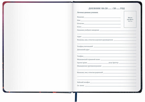 Дневник 1-11 класс 48 л., кожзам (твердая с поролоном), печать, резинка, конверт, BRAUBERG, "The Hunter", 106948