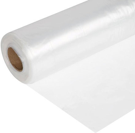 Пленка укрывная ПВД 60 мкм x 100 м x рукав 1,5 м (ширина 3 м), ГОСТ (первичное сырье)