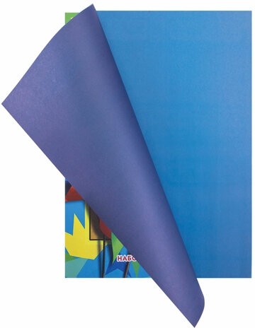 Цветная бумага А4 газетная, 16 листов 8 цветов, на скобе, ПИФАГОР, 200х283 мм, "Гномик на море", 121007