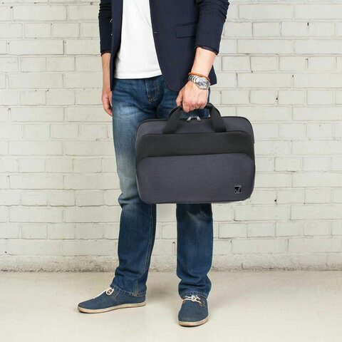 Сумка-портфель BRAUBERG "Modern" с отделением для ноутбука 15-16", откидная крышка, 29х42х11 см, 270828