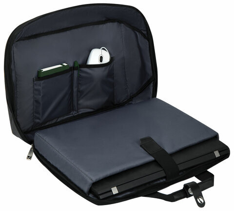 Сумка-портфель BRAUBERG "Modern" с отделением для ноутбука 15-16", откидная крышка, 29х42х11 см, 270828