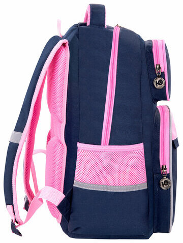 Рюкзак ЮНЛАНДИЯ COMPLETE с пеналом в комплекте, эрго-спинка, "Nice fox", 42х29х14 см, 270664