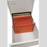 Шкаф картотечный ПРАКТИК "AFC-02", 713х467х630 мм, 2 ящика, для 110 подвесных папок, формат папок Foolscap или A4 (БЕЗ ПАПОК)