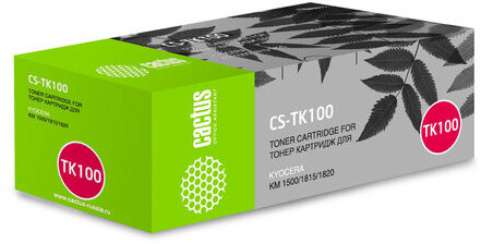 Тонер-картридж CACTUS (CS-TK100) для KYOCERA KM1500, ресурс 6000 стр.