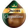 Кофе в капсулах JACOBS "Cappuccino" для кофемашин Tassimo, 8 порций (16 капсул), 8052279
