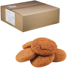 Печенье овсяное ОРАНЖЕВОЕ СОЛНЦЕ &quot;Бок-о-бок&quot; классическое, весовое, 6 кг, гофрокороб, 51010144