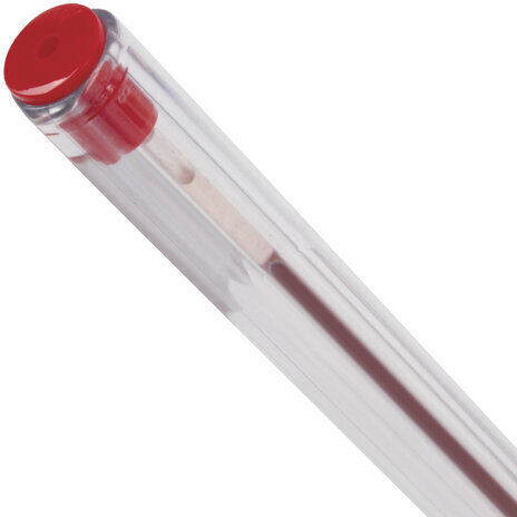 Ручка шариковая масляная BRAUBERG "Extra Glide", КРАСНАЯ, трехгранная, узел 1 мм, линия письма 0,5 мм, 142136