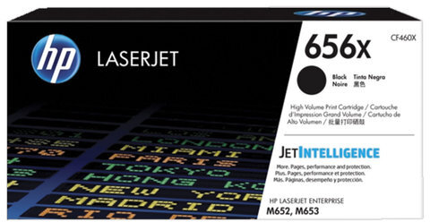 Картридж лазерный HP (CF460X) Color LJ M652dn/M653dn/M653x, №656X, черный, ресурс 27000 стр., оригинальный