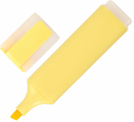 Набор текстовыделителей 6 ЦВЕТОВ, BRAUBERG "ORIGINAL PASTEL", линия письма 1-5 мм, 151698