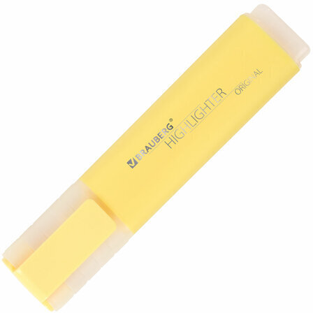 Набор текстовыделителей 6 ЦВЕТОВ, BRAUBERG "ORIGINAL PASTEL", линия письма 1-5 мм, 151698