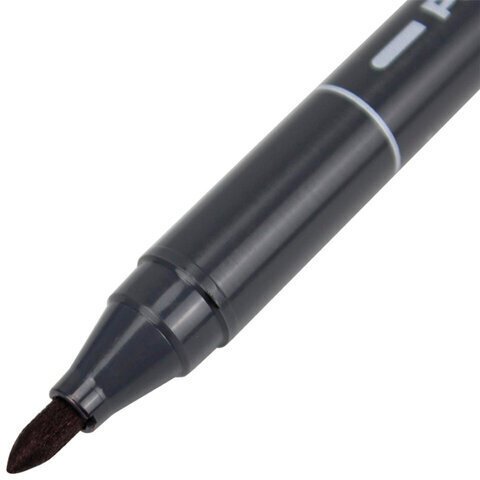 Маркер перманентный CENTROPEN 2836, ЧЕРНЫЙ, круглый наконечник, 2 мм, 6 2836 0012