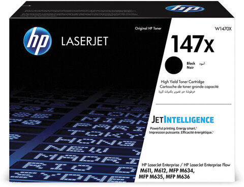 Картридж лазерный HP (W1470X) LaserJet M611dn/M612dn/M635/M636, №147X, оригинальный, ресурс 25000 страниц