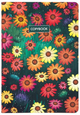 Тетрадь 40 л. в точку обложка SoftTouch, бежевая бумага 70 г/м2, сшивка, А5 (147х210 мм), ЦВЕТЫ, BRAUBERG, 403801