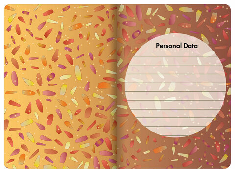 Тетрадь 40 л. в точку обложка SoftTouch, бежевая бумага 70 г/м2, сшивка, А5 (147х210 мм), ЦВЕТЫ, BRAUBERG, 403801