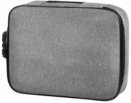 Папка-органайзер для документов с кодовым замком СЕРЫЙ ВОДОНЕПРОНИЦАЕМЫЙ А4, BRAUBERG DOCS, 271960